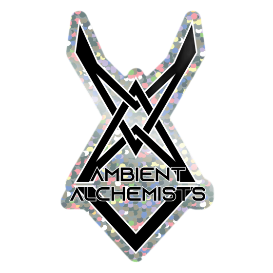Ambient Alchemists Laptop Sticker & Button - Image 4